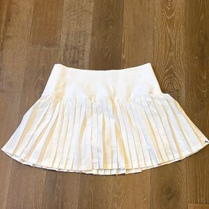 JoyLab White Pleated Mini Skirt